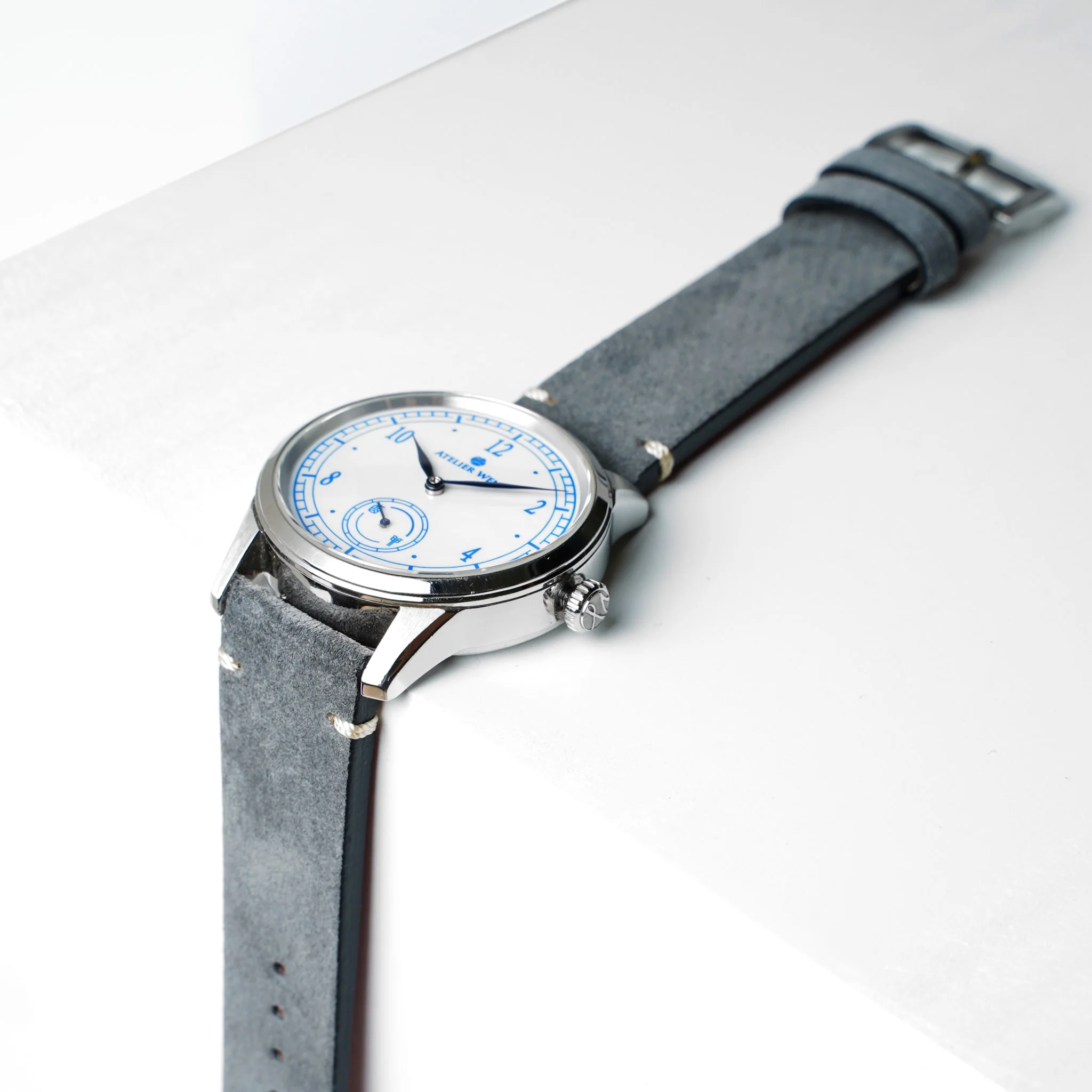 Pearl Grey Nubuck Strap - Image 7
